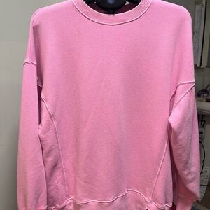 Aerie oversized crewneck sweatshirt size M 
Cute side slit design